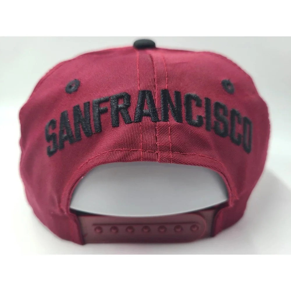 Vintage Youth San Francisco 49ers The G Cap Snapback Hat Kids Boys NFL Red Black